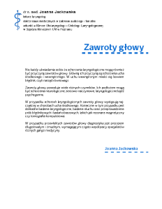 Zawroty głowy